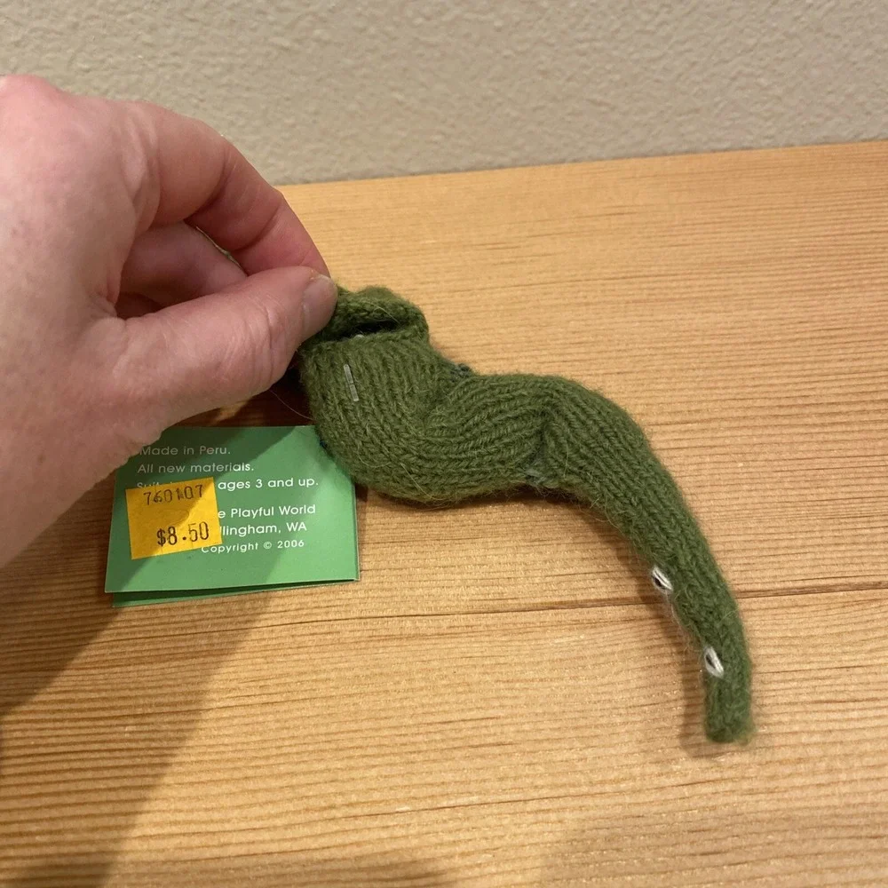 NWT Snake Finger Puppet Alpaca‎ 2006 NOS
